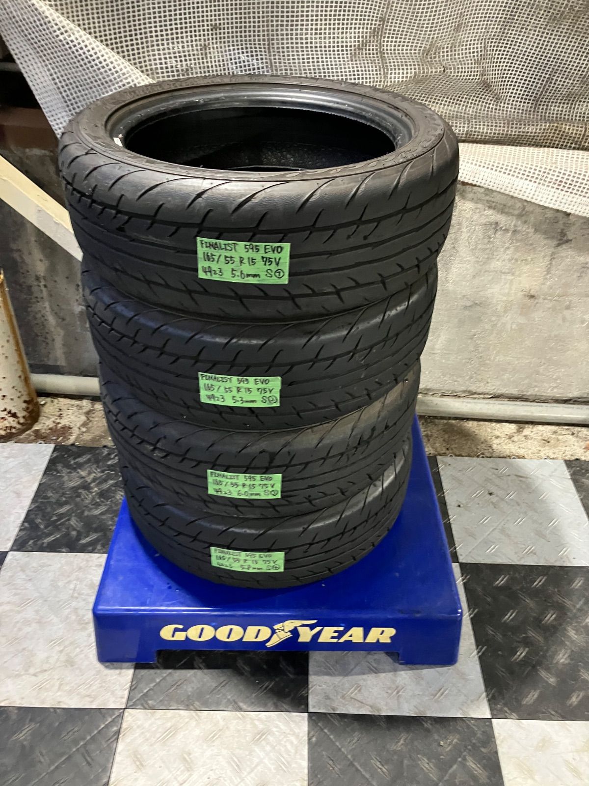 送料込み] 165/55R15 75V 2023年製 FINALIST 595 EVO ファイナリスト
