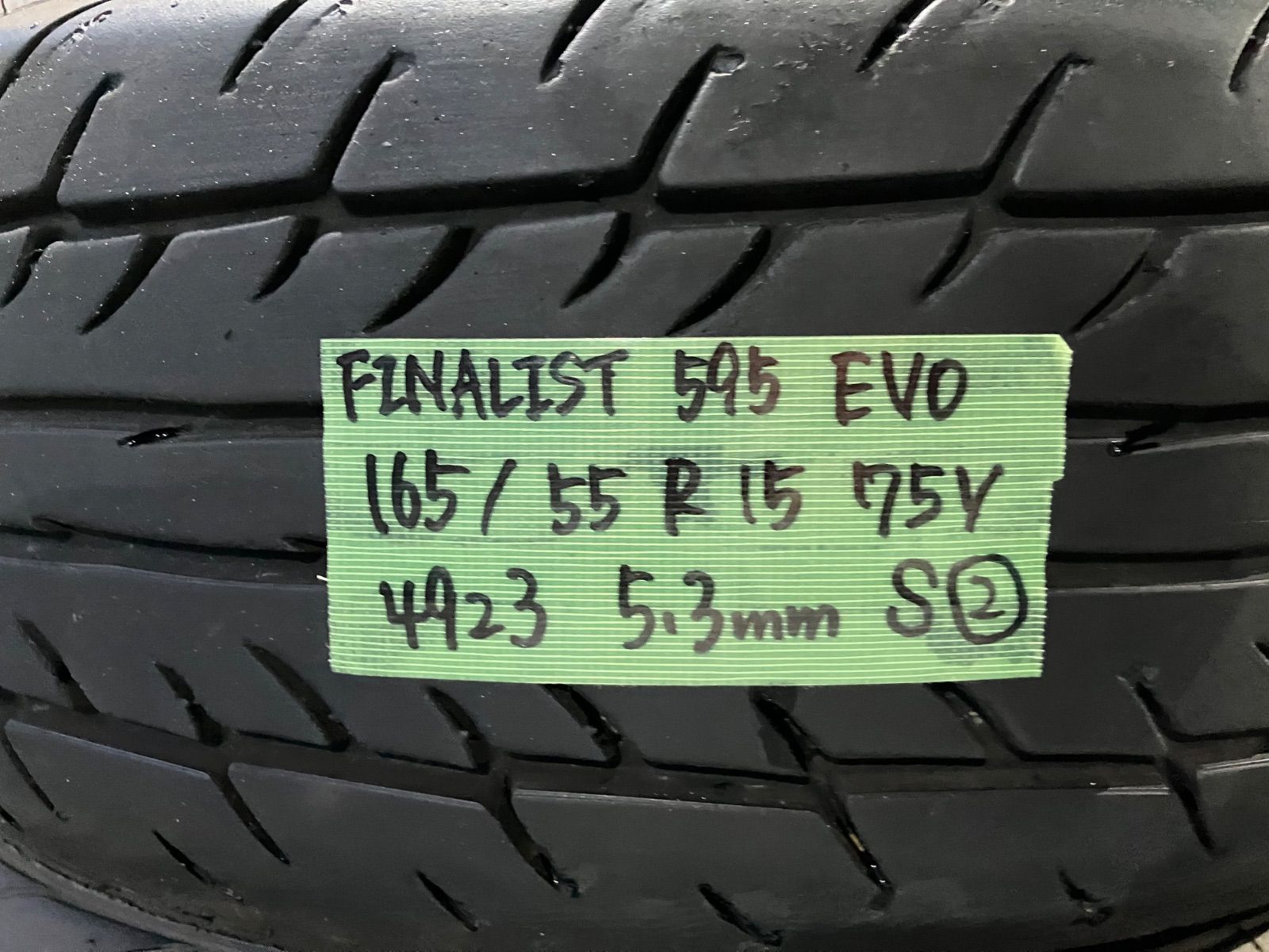 送料込み] 165/55R15 75V 2023年製 FINALIST 595 EVO ファイナリスト