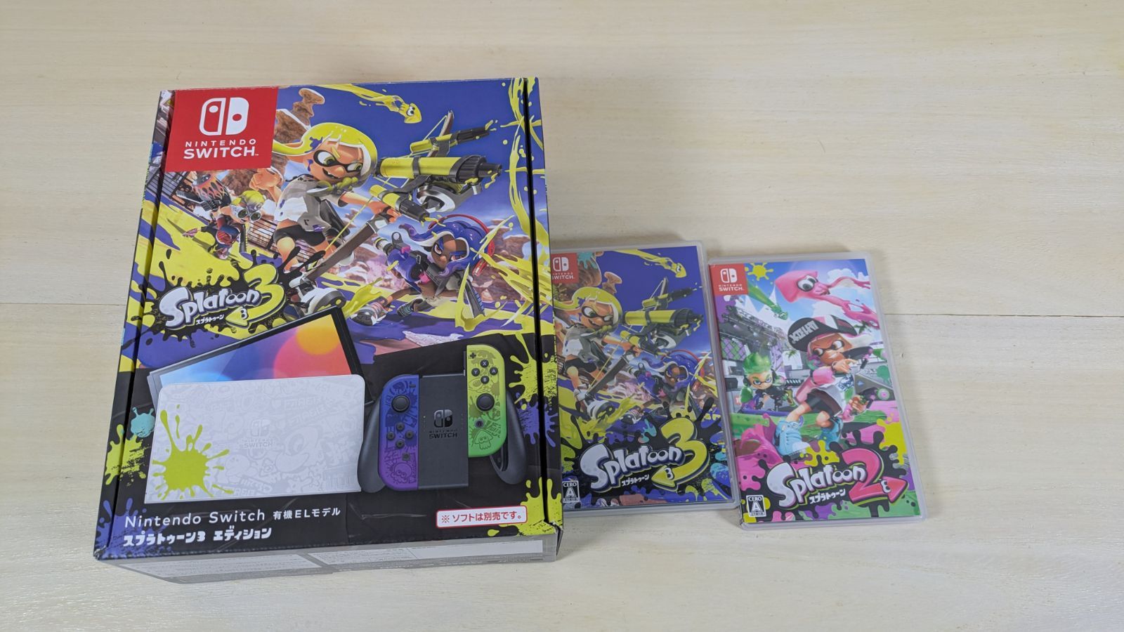 大野36-1-0310] [併売] Nintendo Switch 有機ELモデル スプラトゥーン3 