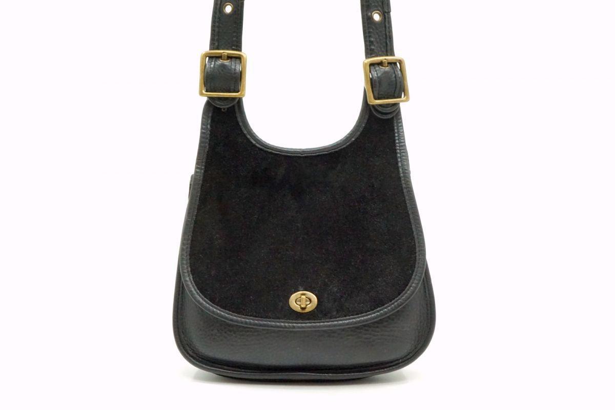 1円 □美品□ COACH オールドコーチ ヴィンテージ レザー ウエスト 