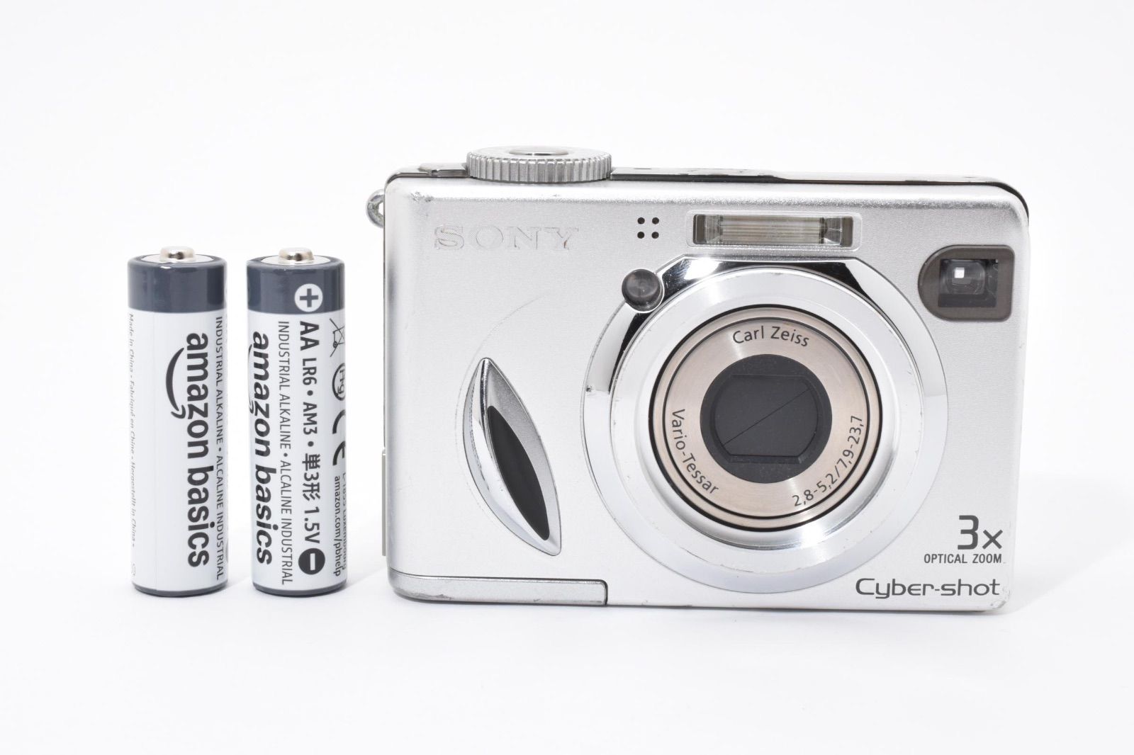 美品】 ソニー SONY Cyber-Shot DSC-W7 シルバー 単三電池付き - メルカリ