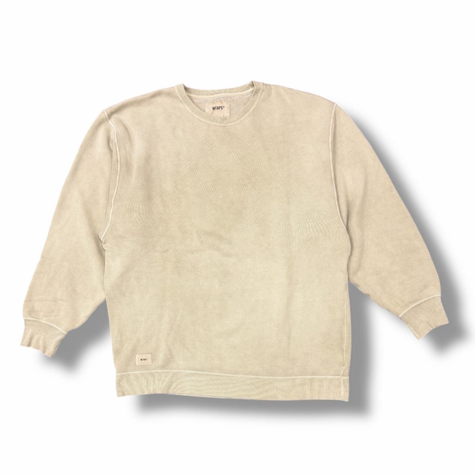 WTAPS 21AW BLANK 01/CREW NECK/COTTON クルーネックスウェット 