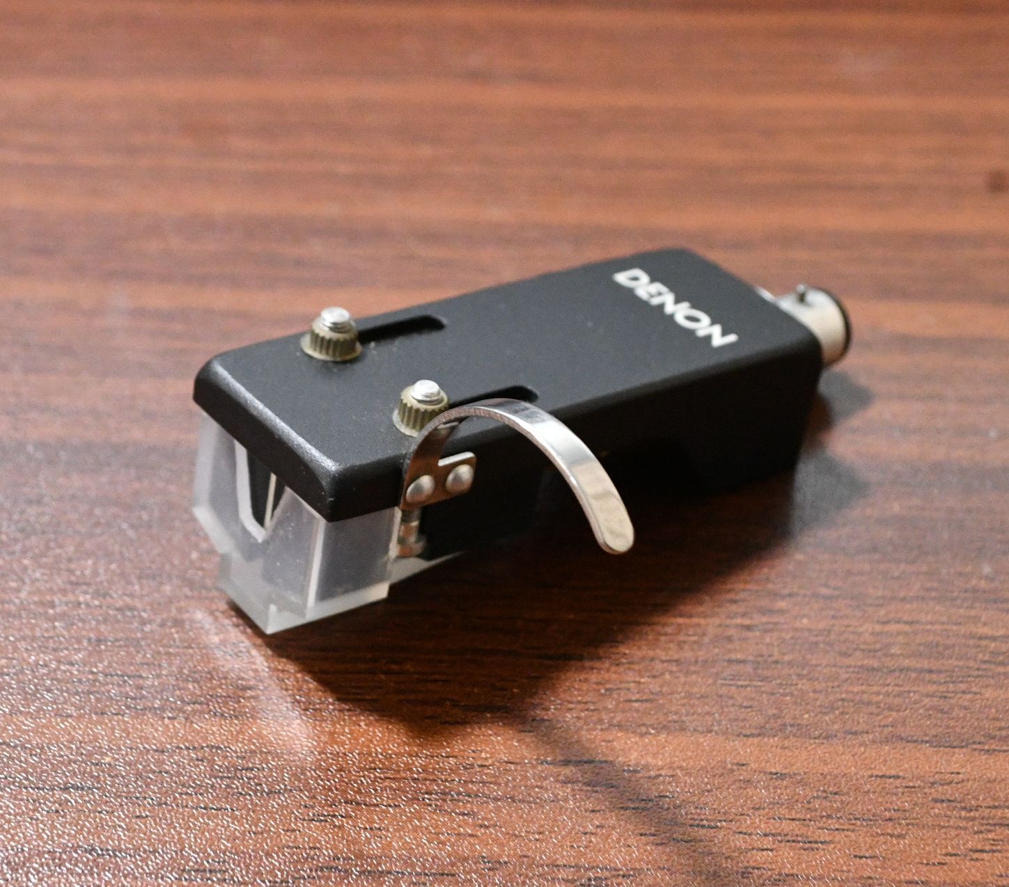 デノン MCカートリッジ DL-103 シェル AT MG10 音質良好 美品 デノン MCカートリッジ DL-103 出音質良好品 ヘッドシェルAT-MG10