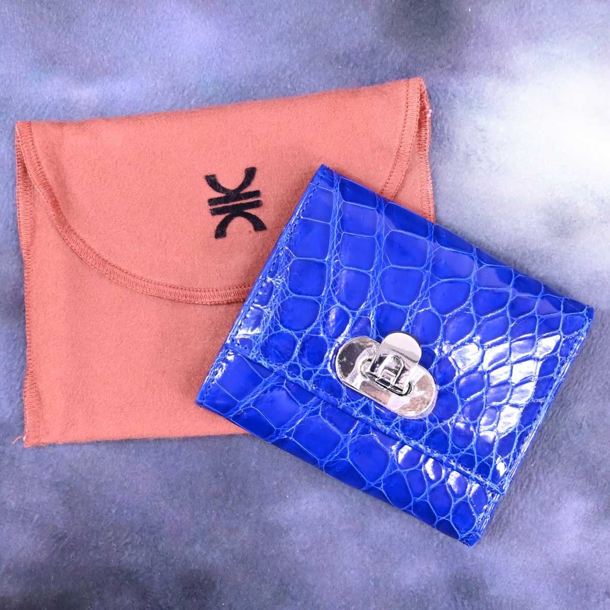 本物 新品 クワンペン 最高級クロコダイルレザー コインケース