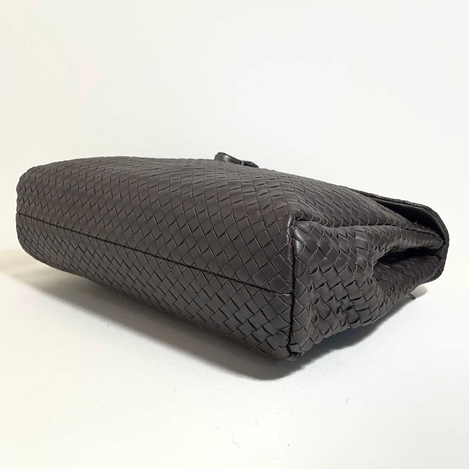2602-157｜美品｜ボッテガヴェネタ ビジネスバッグ レザー ダーク 