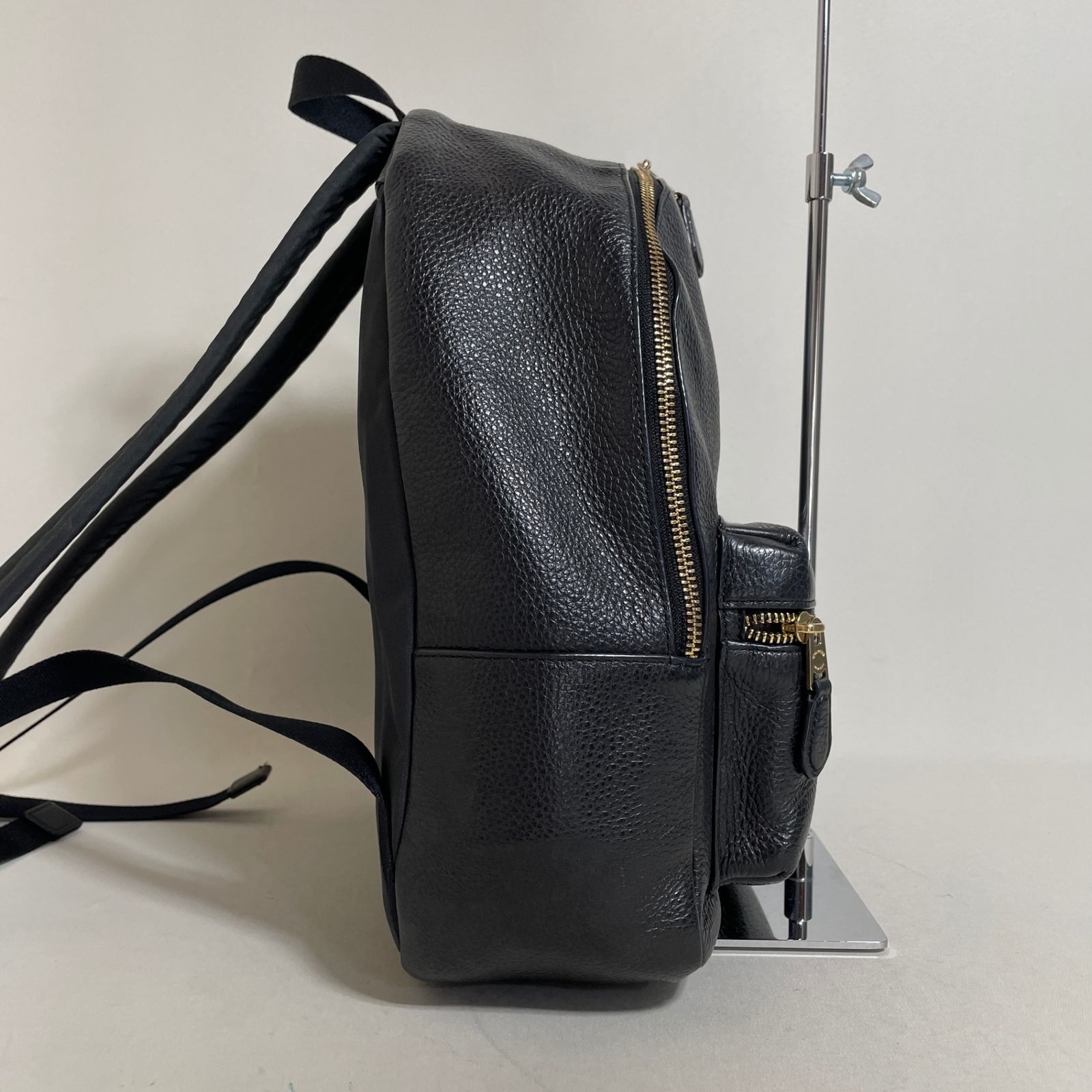 2602-317｜美品｜コーチ リュックサック レザー ブラック - メルカリ