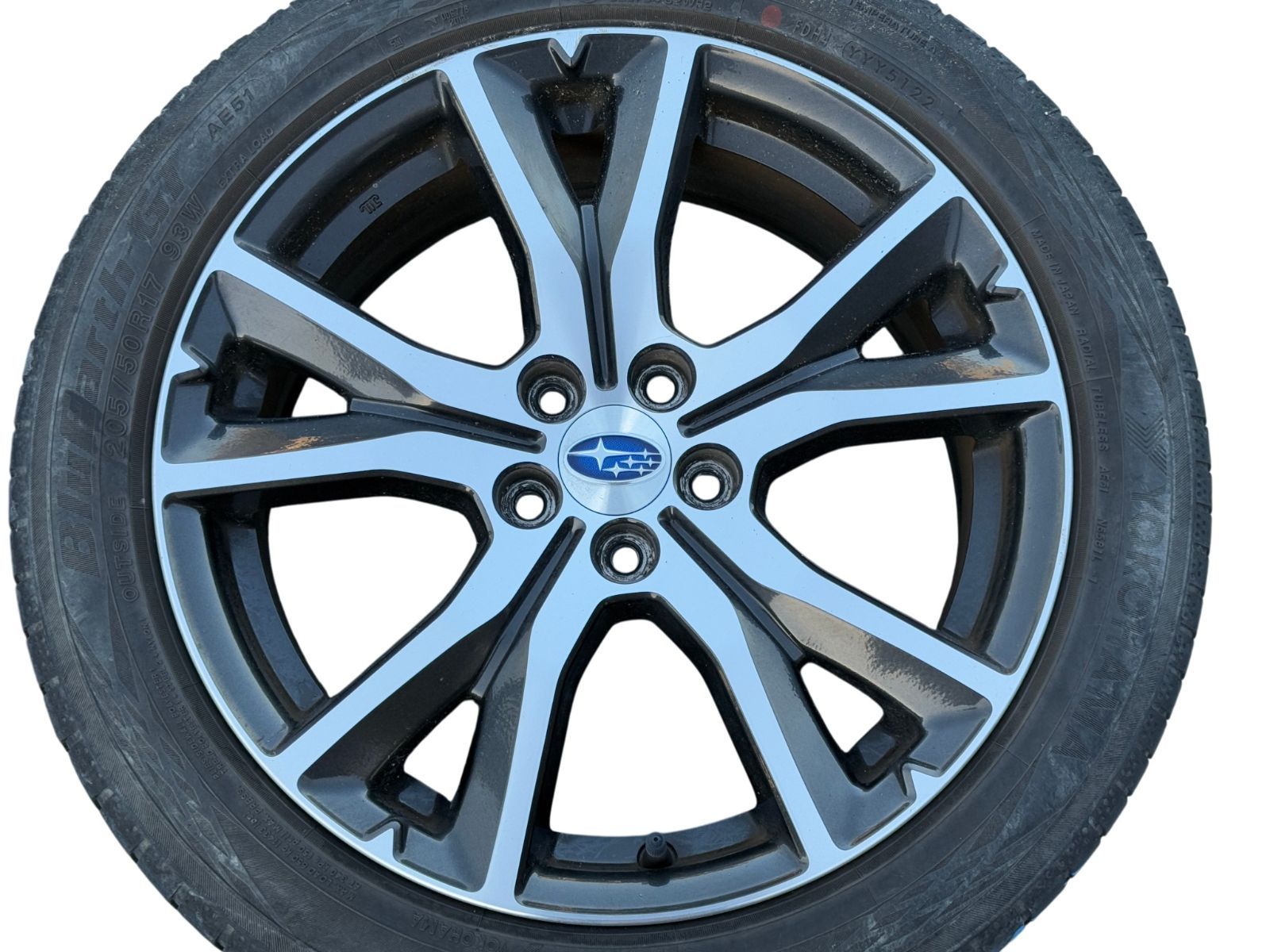 インプレッサG4 GK6 スバル純正 アルミホイール 4本セット 205/50R17