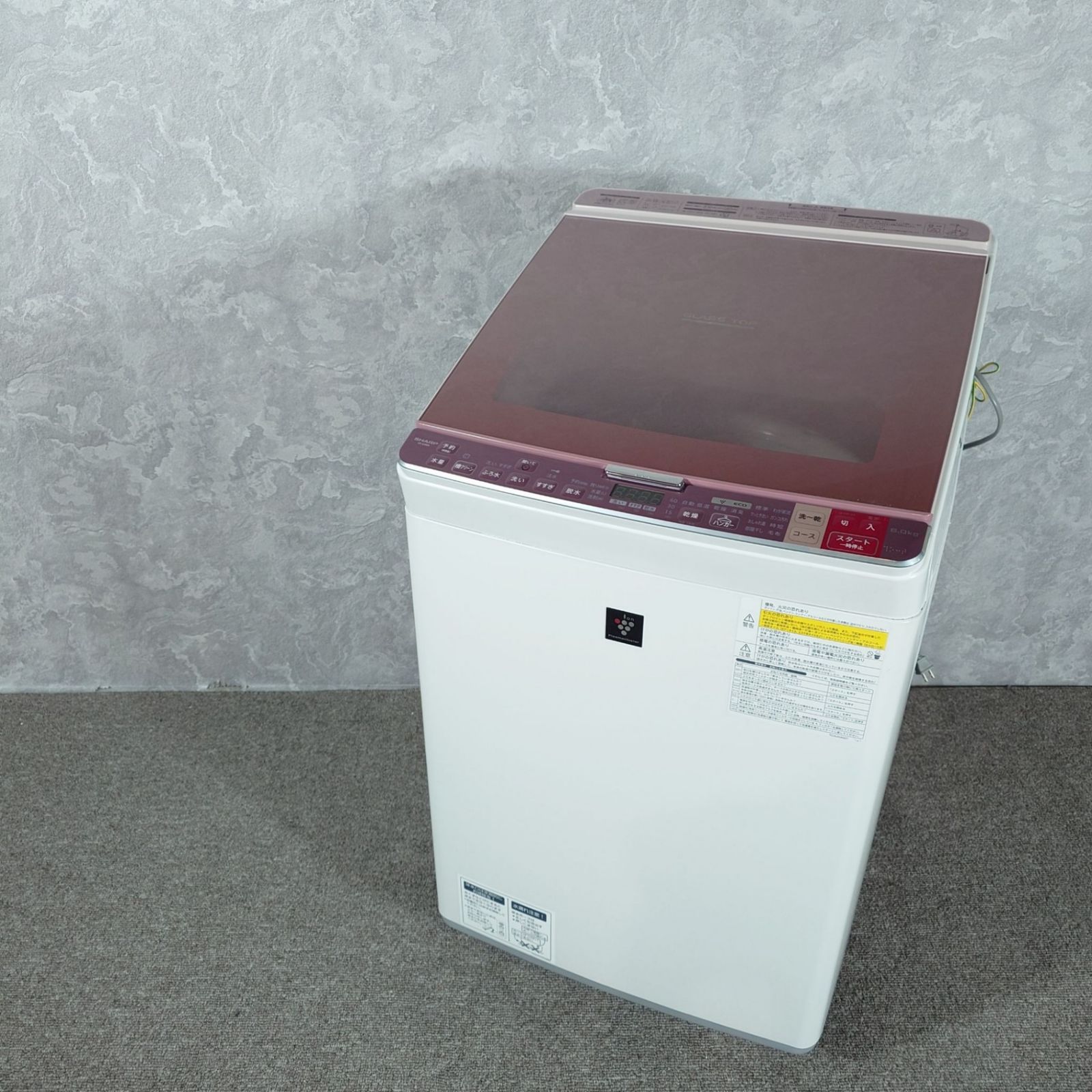 2016年製】 SHARP シャープ 家電 洗濯機 ES-GX8A 8.0kg - メルカリ