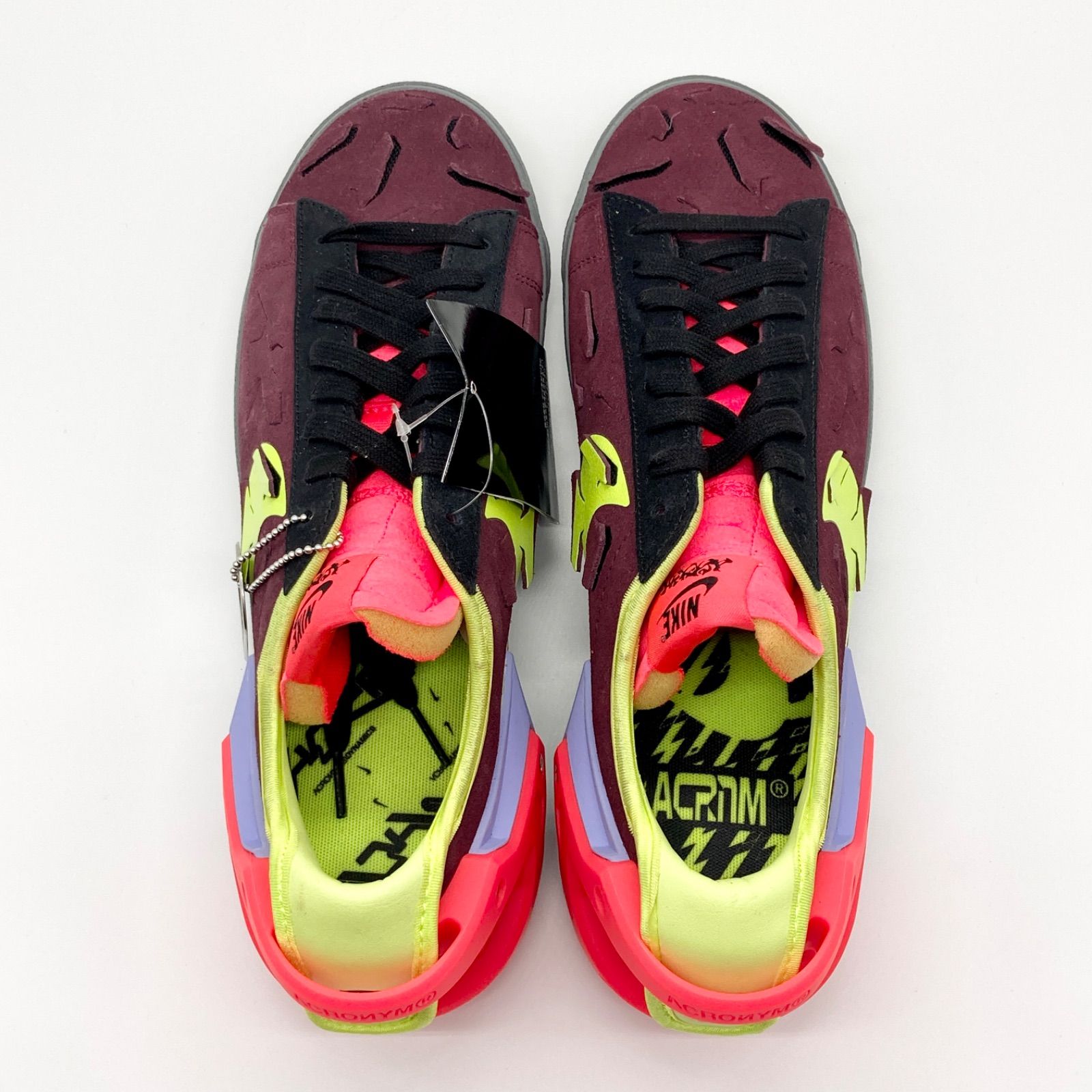 新品未使用/US9.5(27.5cm)】NIKE BLAZER LOW / ACRONYM NIGHT MAROON 