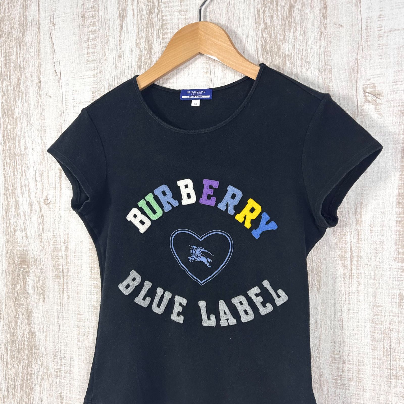 00s BURBERRY BLUE LABEL バーバリーブルーレーベル ハートホース 