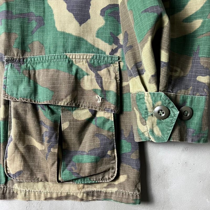 60s 米軍実物 USMC ジャングルファティーグ ジャケット リップストップ 