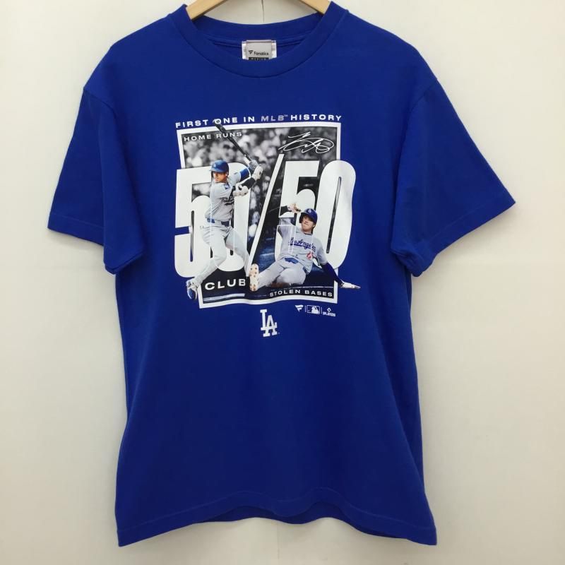 ドジャース 大谷翔平選手 50/50 Tシャツ Lサイズ 黒 ロサンゼルス