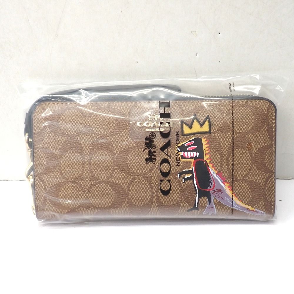 Ft1331591 コーチ 長財布 バスキア コラボ ラウンドファスナー 