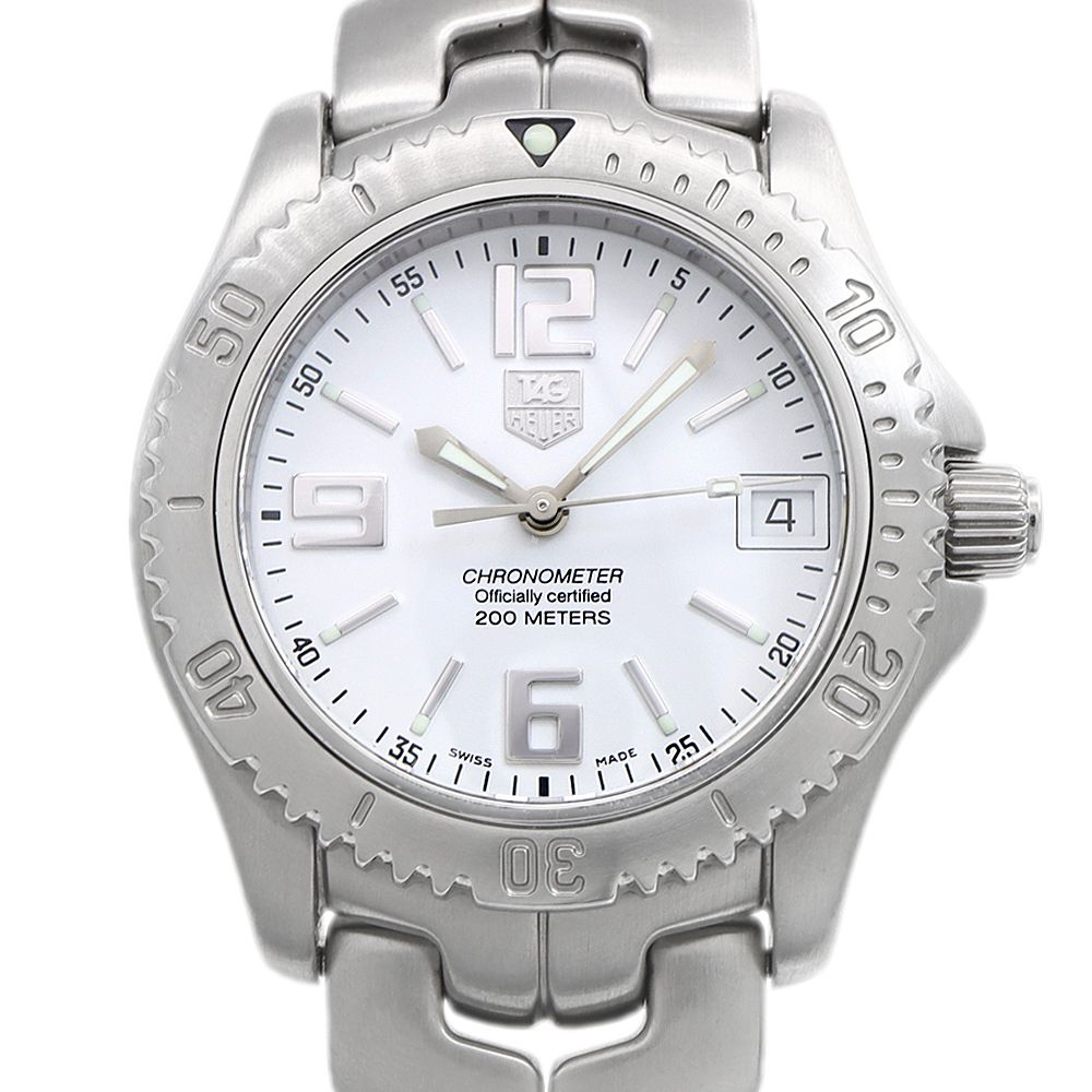 TAG Heuer タグホイヤー リンク WT5211 200m防水 デイト 白 ホワイト 