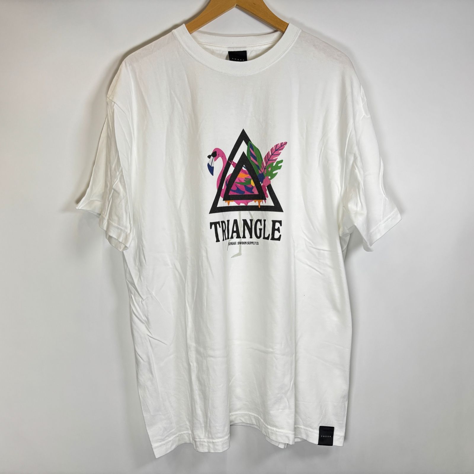 SWOON KIBACOWORKS TRIANGLE Tシャツ ホワイト XXL - メルカリ