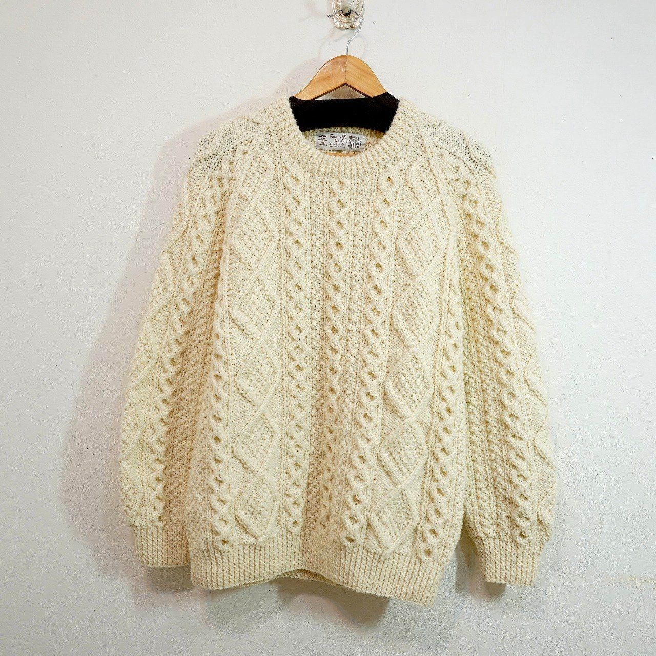 Athena Designs アテナデザイン アラン編みニット Athena Design