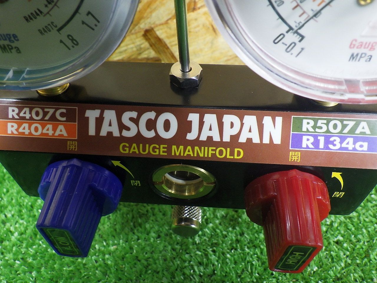 タスコ マニホールド TA124W-2 R134a クーラーガス 展示品 美品 【公式 