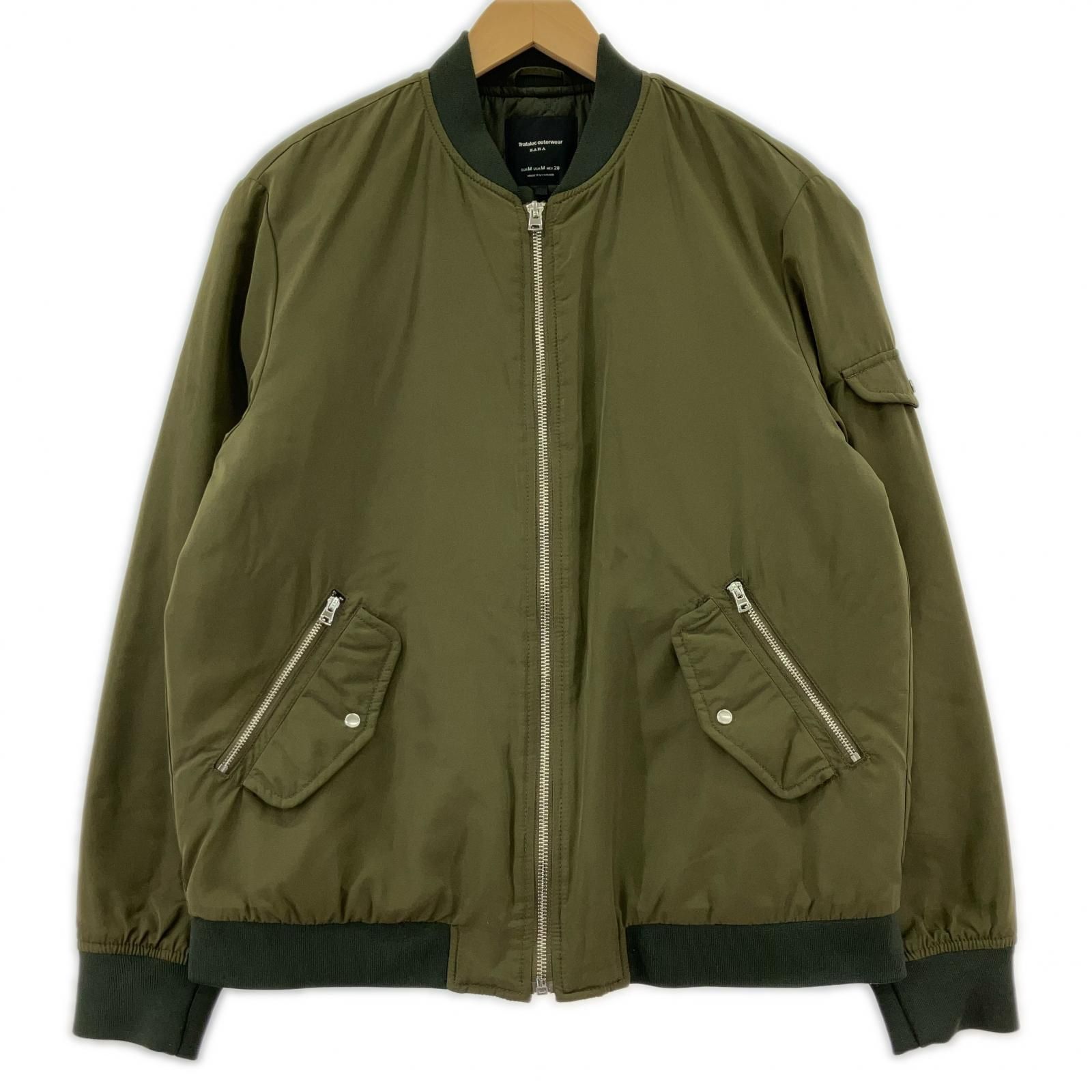 ZARA ザラ ツーウェイ ma-1 ブルゾン ジャケット L ZARA - ZARA ザラ 