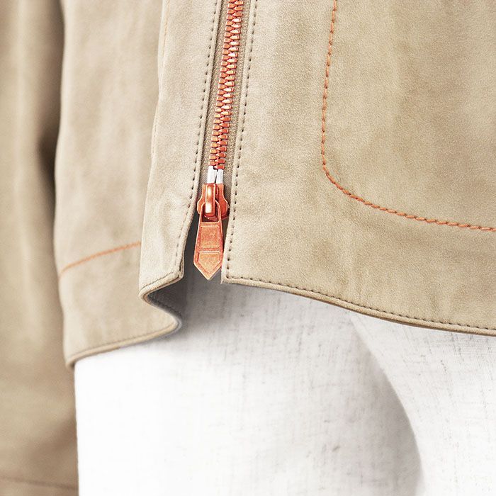 希少/極美品】HERMES エルメス ブルゾン トナカイ革 ヌバックレザー