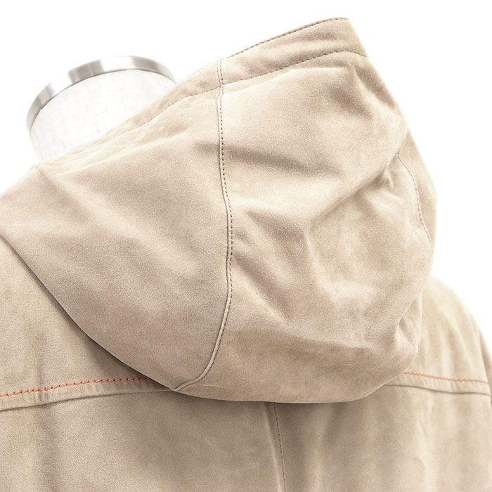 希少/極美品】HERMES エルメス ブルゾン トナカイ革 ヌバックレザー
