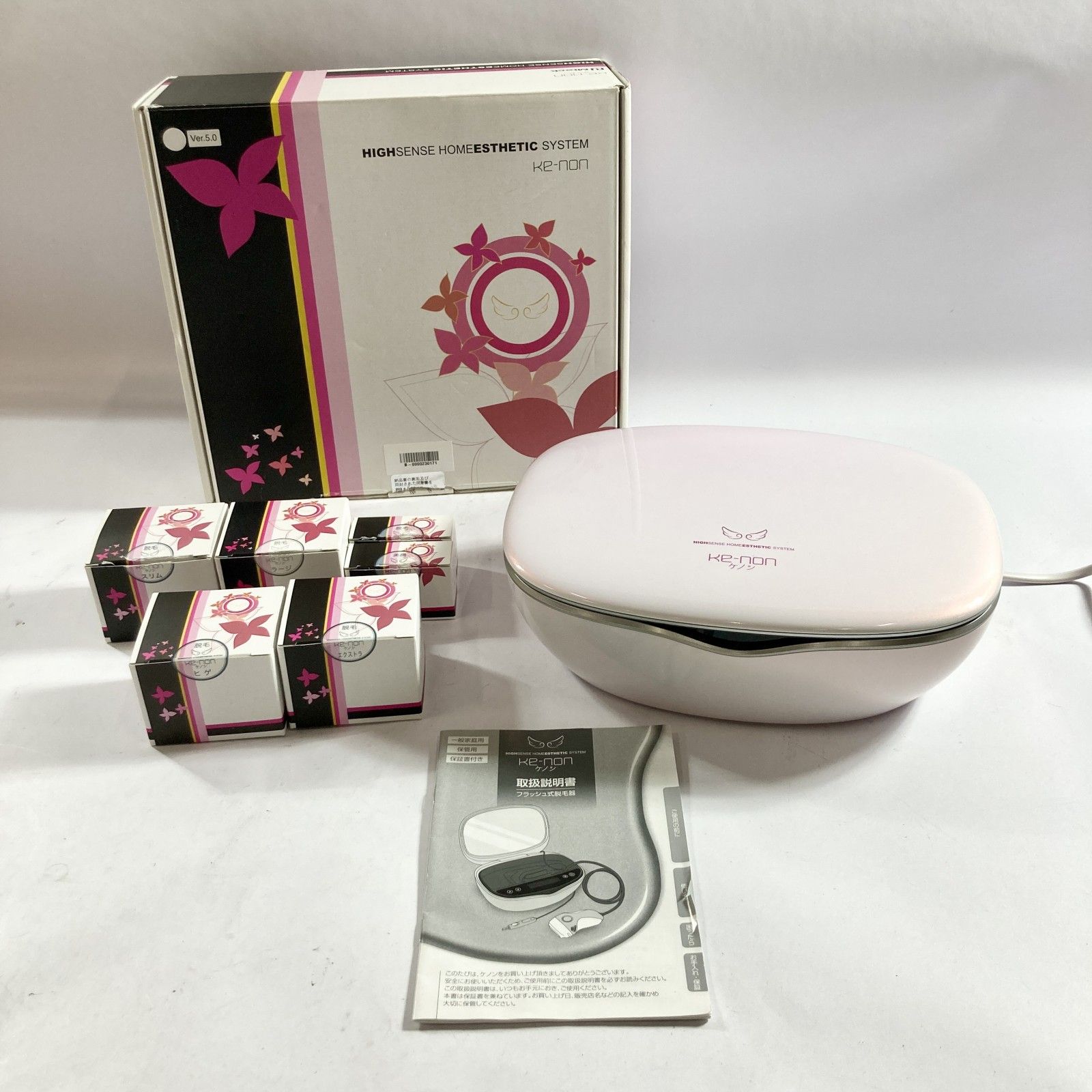 Ke-non NIPL-2080 Ver.8.5 美顔カートリッジ付きフラッシュ式脱毛器 