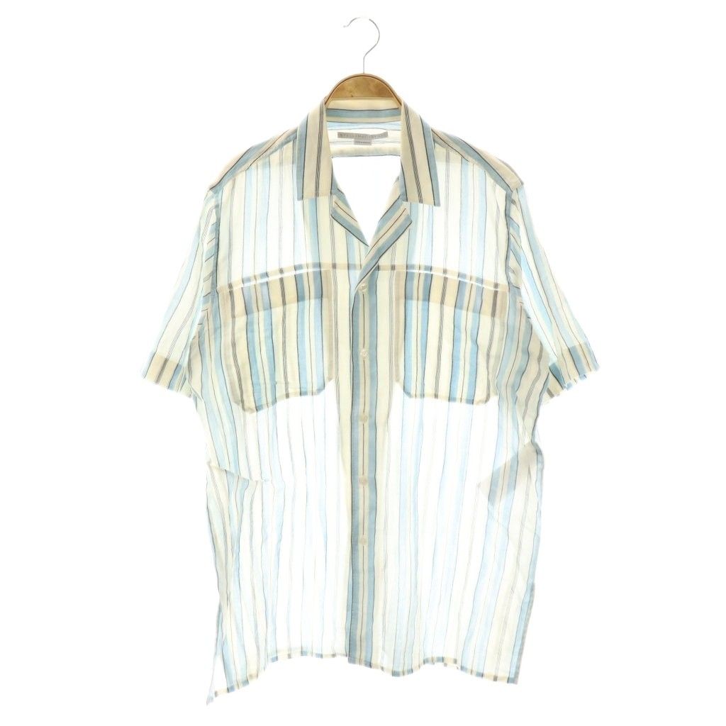ステラマッカートニー STELLA McCARTNEY ストライプ オープンカラー