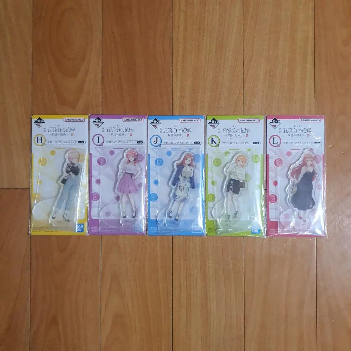 劇場版 五等分の花嫁 アクリルスタンド コンプリートセット（全5種
