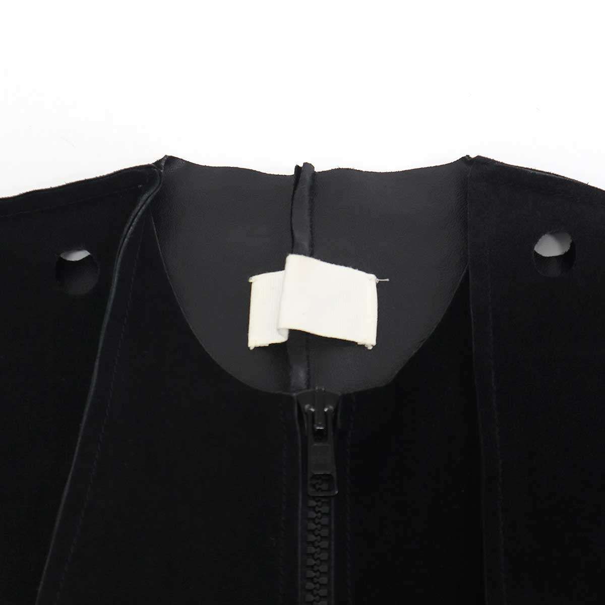 Maison Martin Margiela メゾン マルタン マルジェラ 1999SS Flat Garment Leather Vest 平面 レザーベスト  ブラック 40 Maison Martin Margiela メゾン マルタン マルジェラ 1999SS Flat
