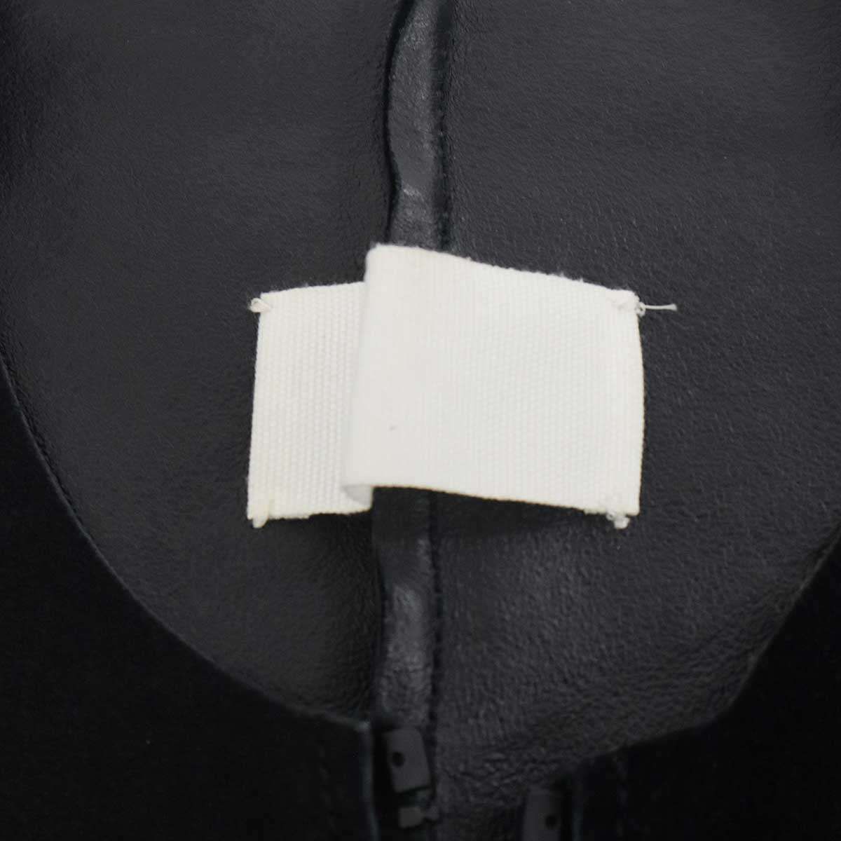 Maison Martin Margiela メゾン マルタン マルジェラ 1999SS Flat Garment Leather Vest 平面 レザーベスト  ブラック 40 Maison Martin Margiela メゾン マルタン マルジェラ 1999SS Flat