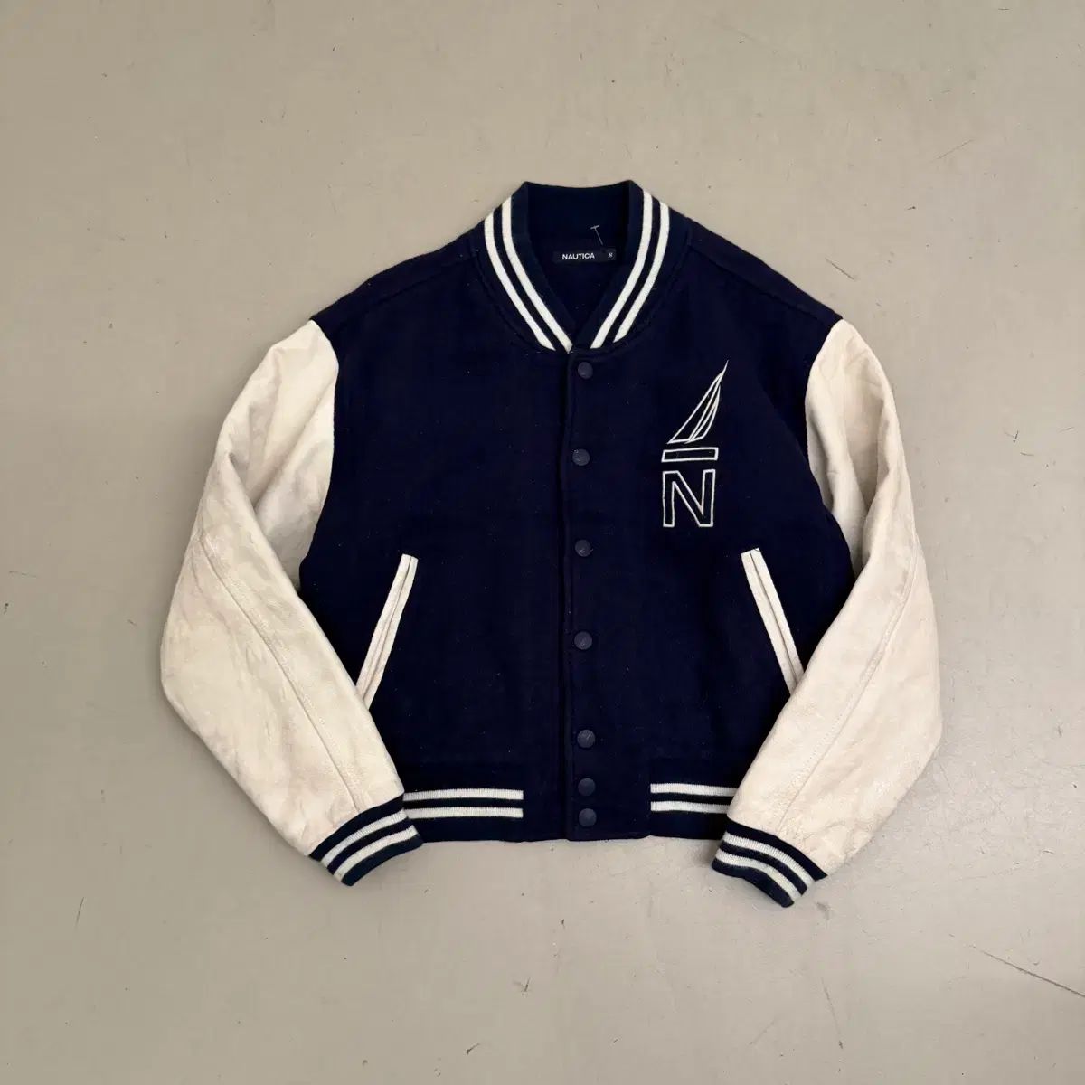 人気，定番人気 NAUTICA ウール スタジャン