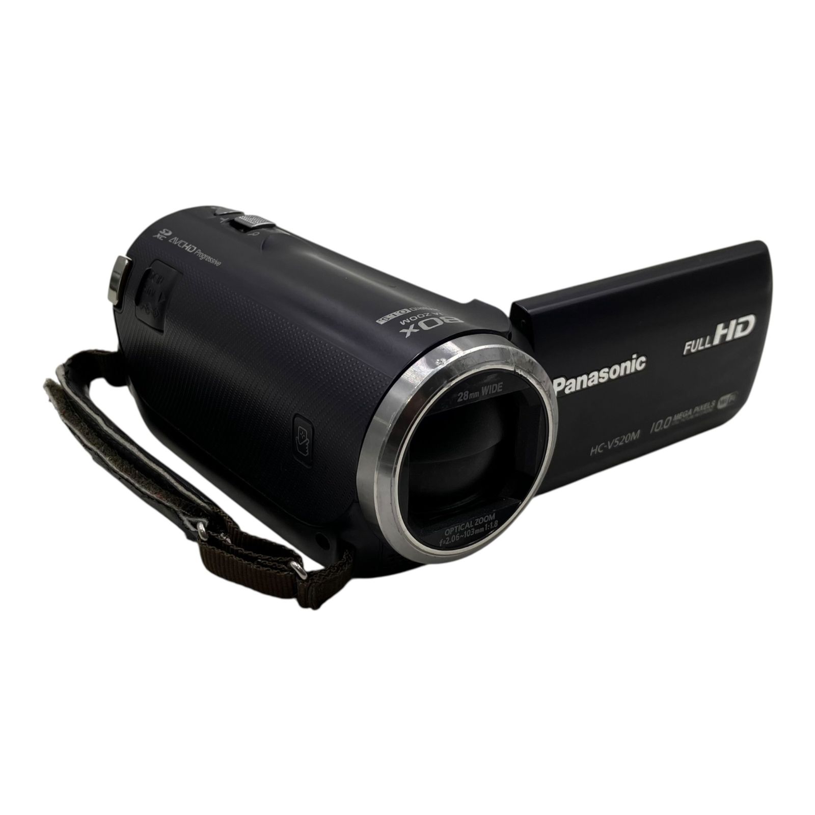 □Panasonic HC-V520M ビデオカメラ フルHD 80倍ズーム Wi-Fi対応