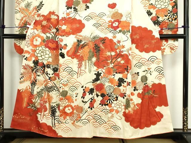 平和屋2□豪華振袖 駒刺繍 舞花文 金彩 逸品 DAAA1938du | DYOMKINA.COM