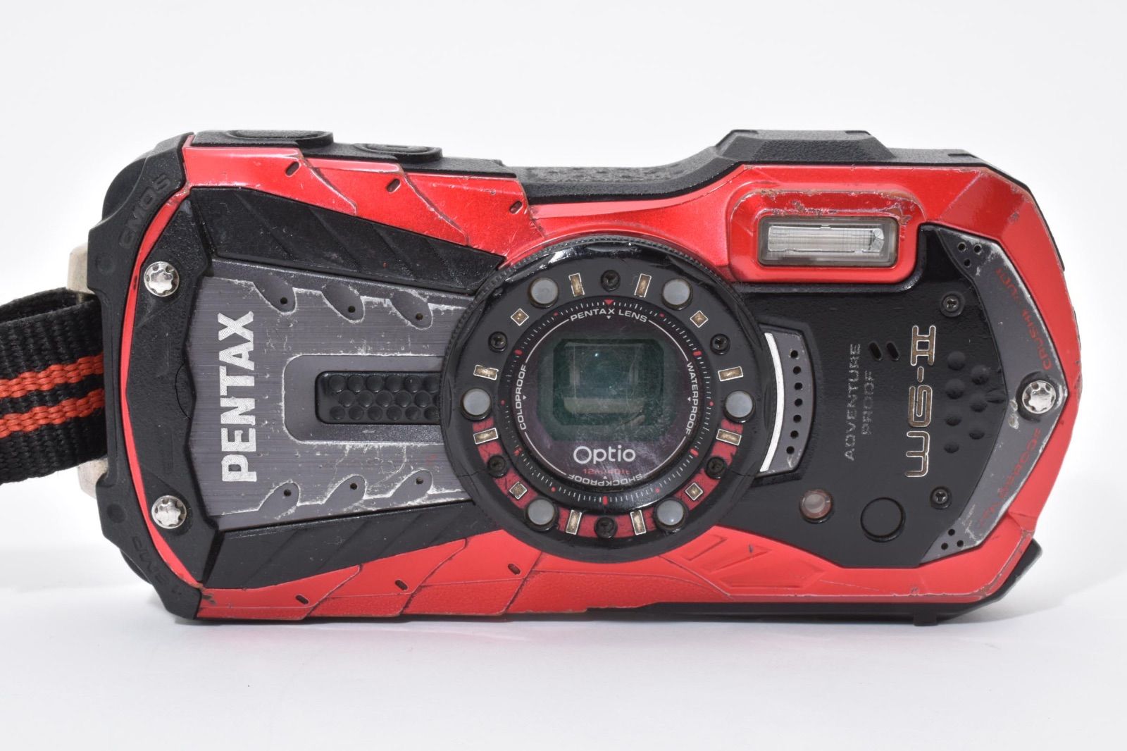 ペンタックス PENTEX Optio WG-II ストラップ付き - メルカリ
