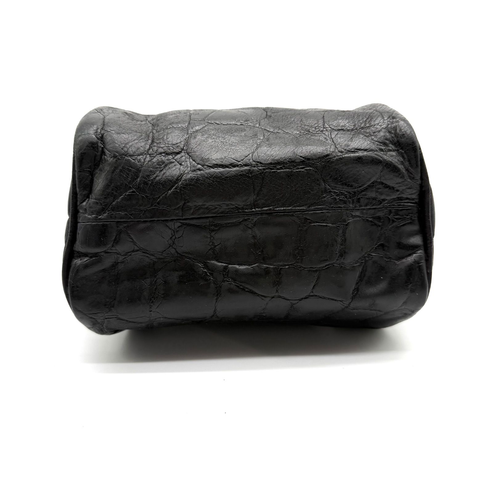 良品】HIROFU 2way y2k shoulder bag ヒロフ クロコ型押しワン 