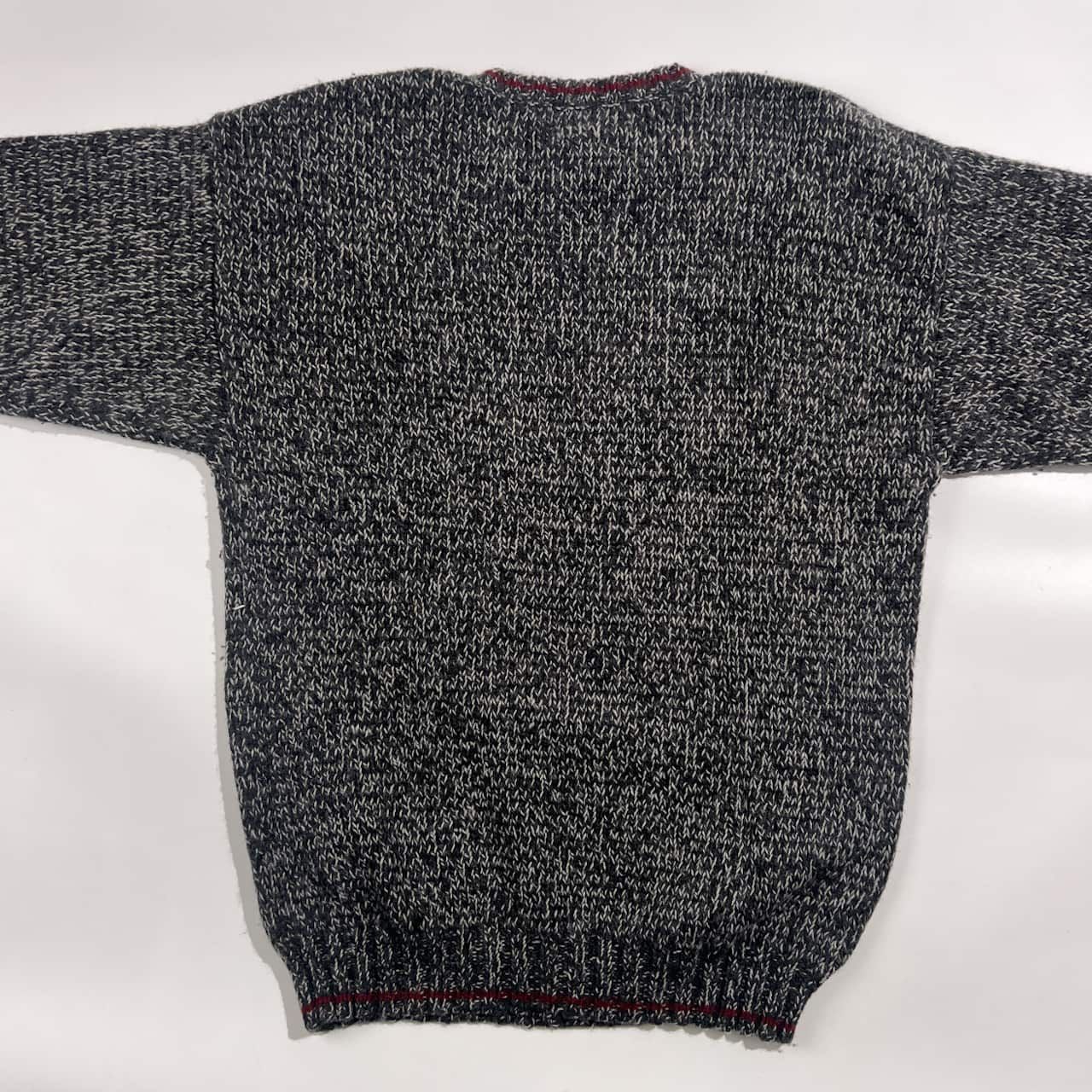 90s 00s Eddie Bauer エディーバウアー 黒タグ ロールネック ウール混 