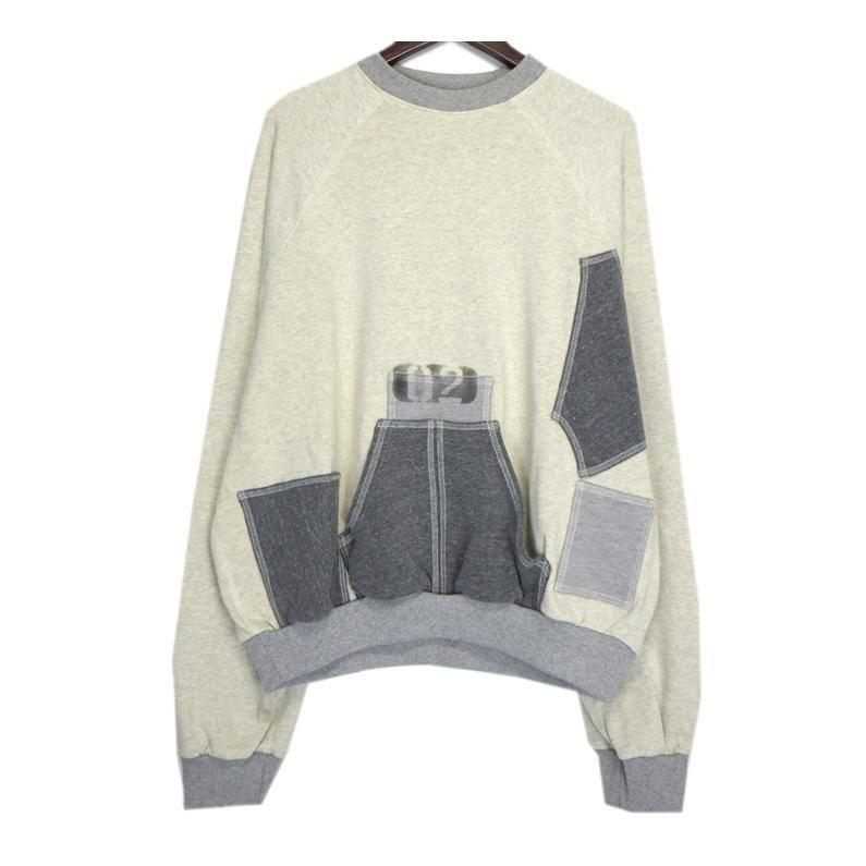 セカンド セルフ SeCND SLF パッチ スウェット トレーナー　47536