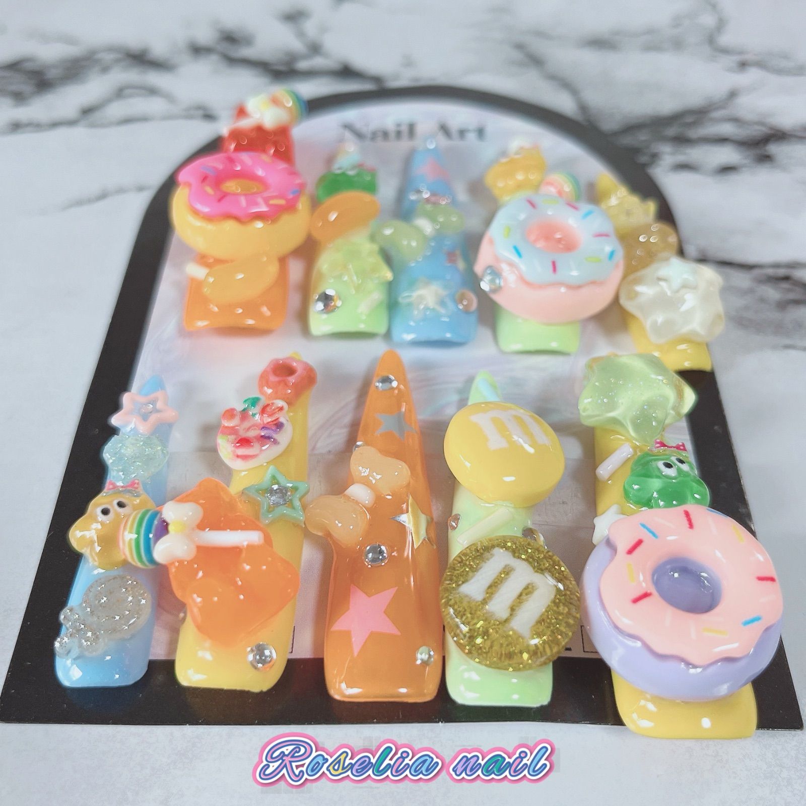 現品No.11】ゆめかわ カラフル ゴテゴテ 派手 個性派 お菓子 派手かわ
