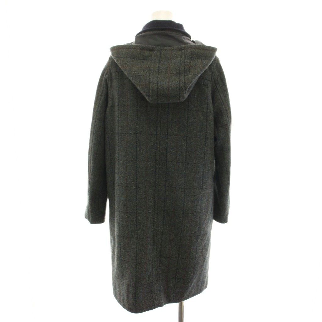 セブンデイズサンデイ SEVENDAYS SUNDAY ハリスツイード Harris Tweed 切替ダッフルコート アウター フード チェック柄 タグ付き M グレー 30154I30040 YT ECD001 - メルカリ