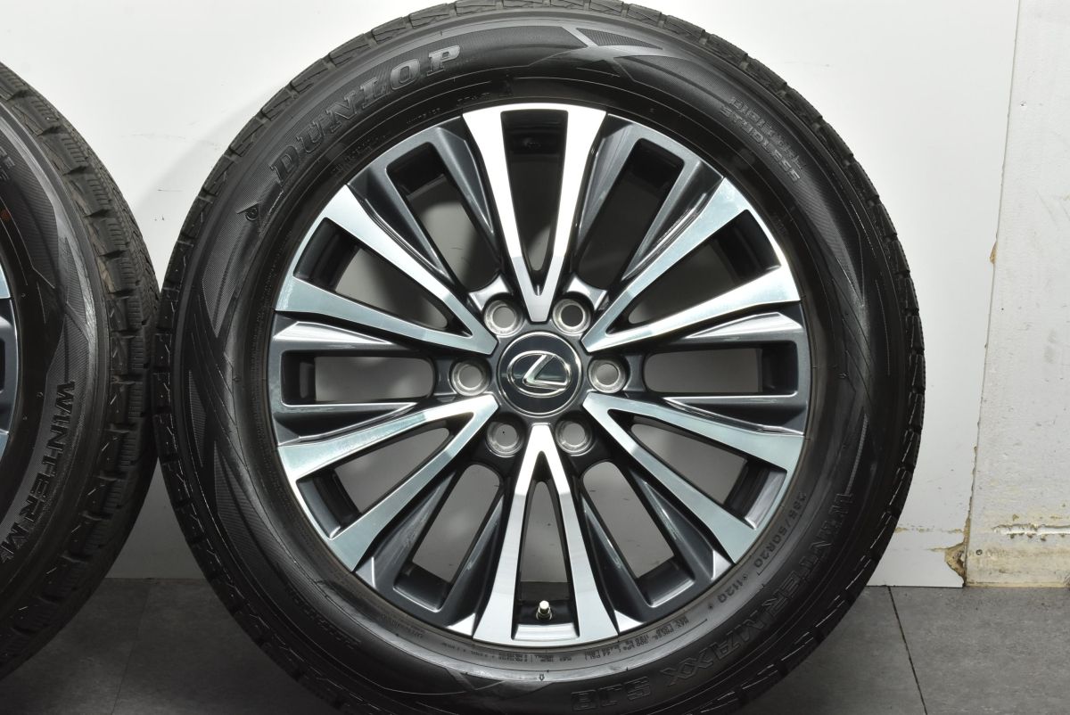 美品】レクサス LX600 純正 20in 8J+55 PCD139.7 ダンロップ