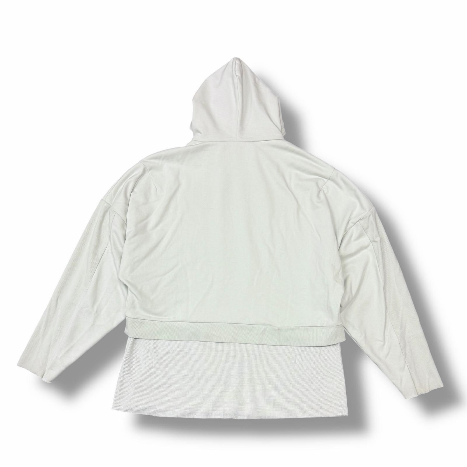 メンズ 参考上代70400円 ARNODEFRANCE CROPPED HOODIE OVERLAPPED