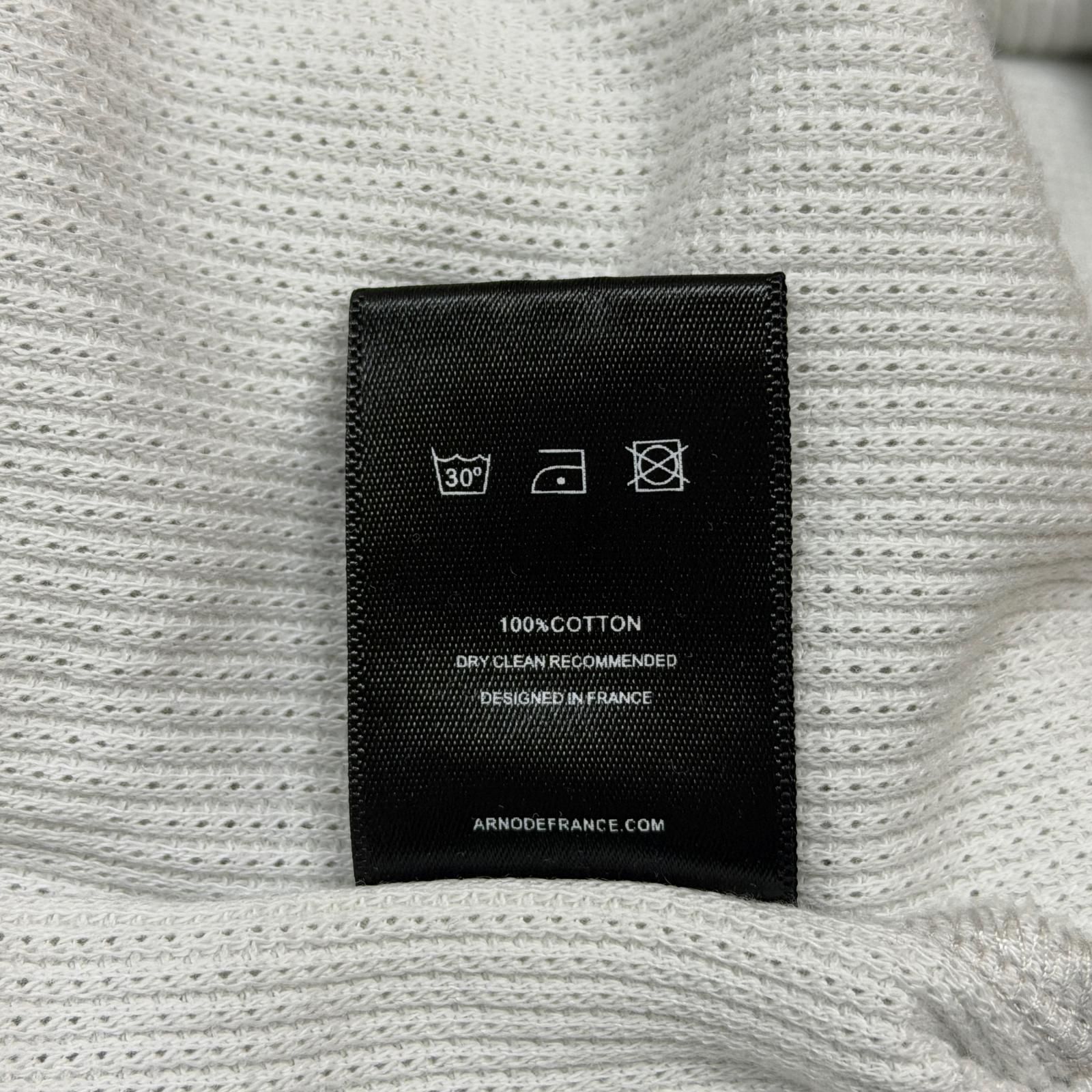 メンズ 参考上代70400円 ARNODEFRANCE CROPPED HOODIE OVERLAPPED