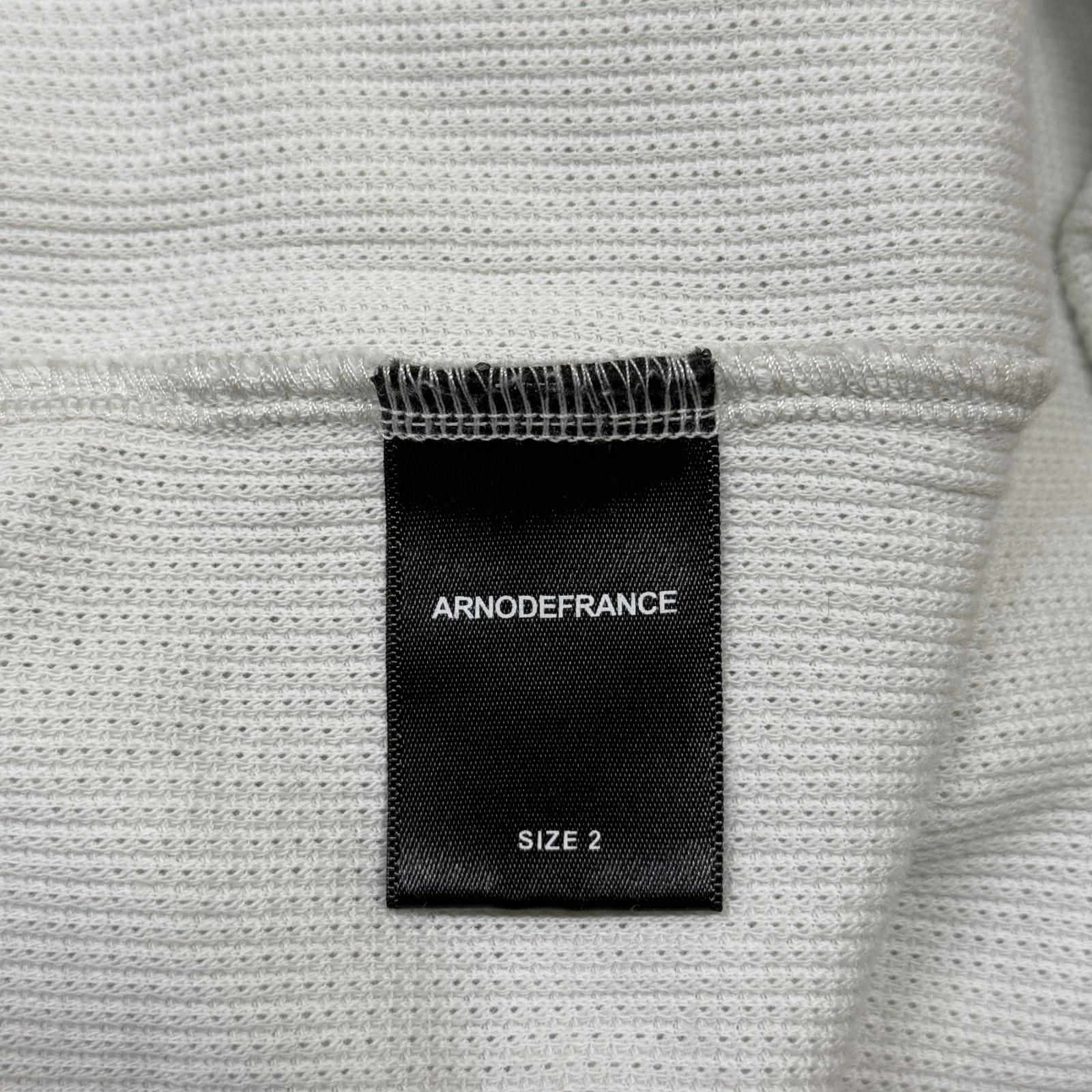 メンズ 参考上代70400円 ARNODEFRANCE CROPPED HOODIE OVERLAPPED