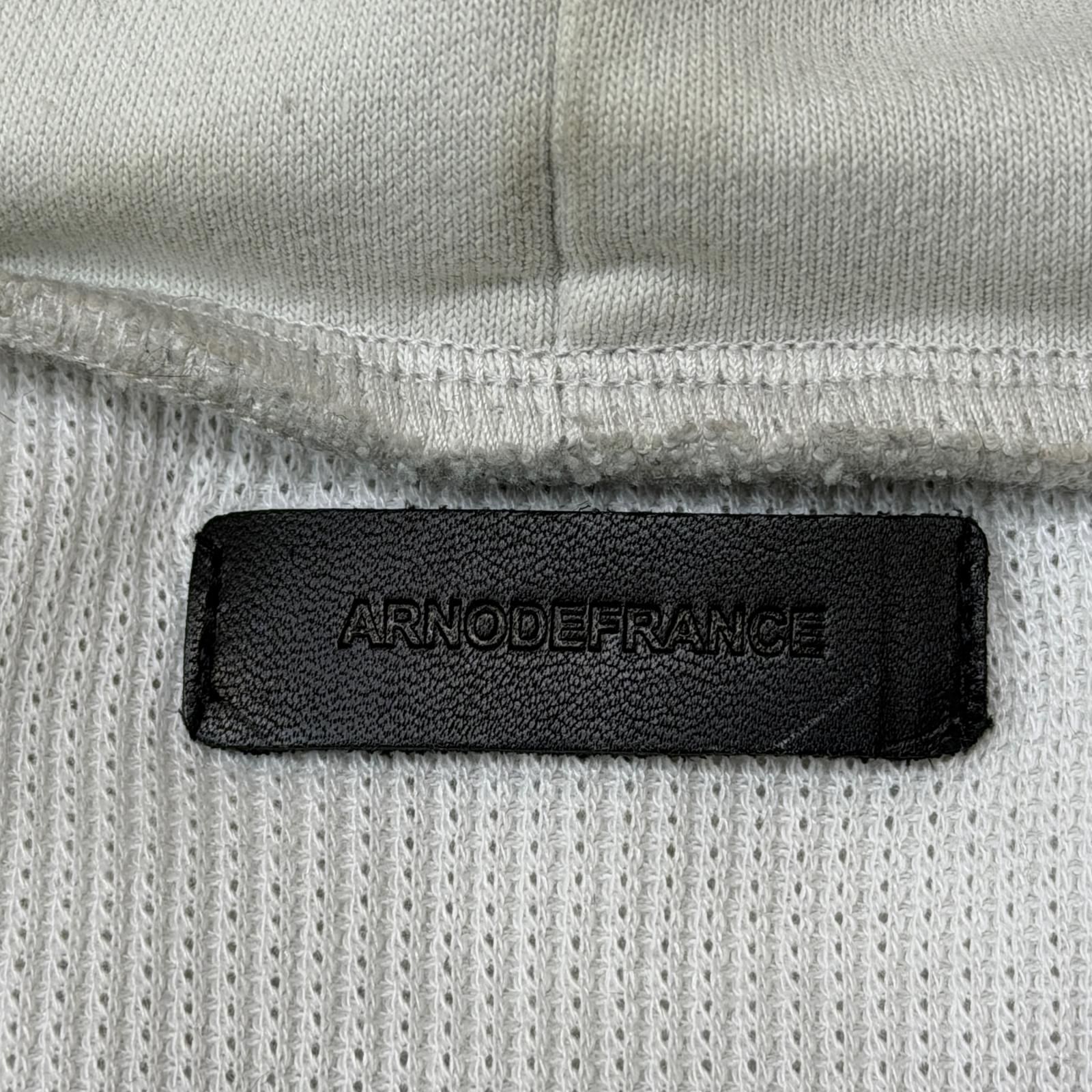 メンズ 参考上代70400円 ARNODEFRANCE CROPPED HOODIE OVERLAPPED