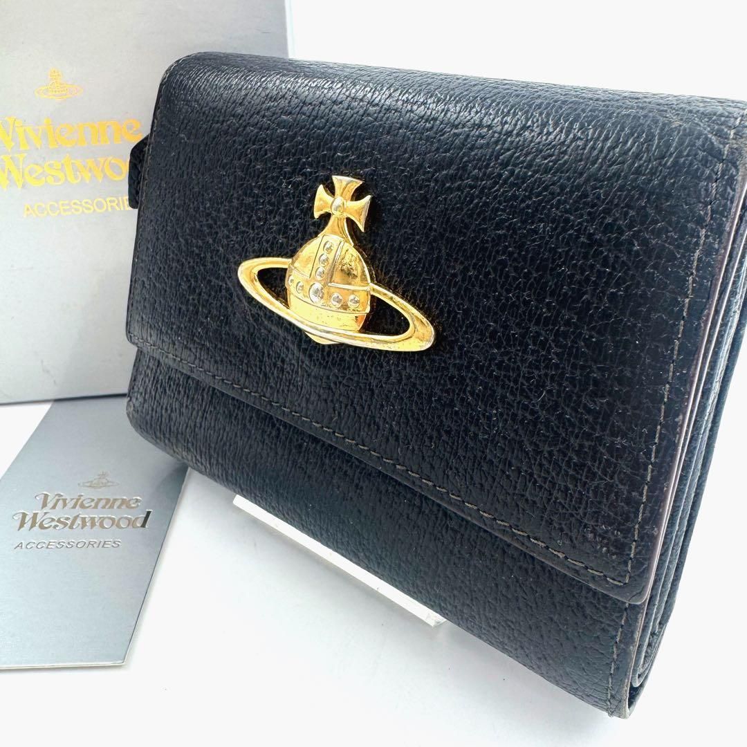 Vivienne Westwood ヴィヴィアンウエストウッド がま口 三つ折財布 