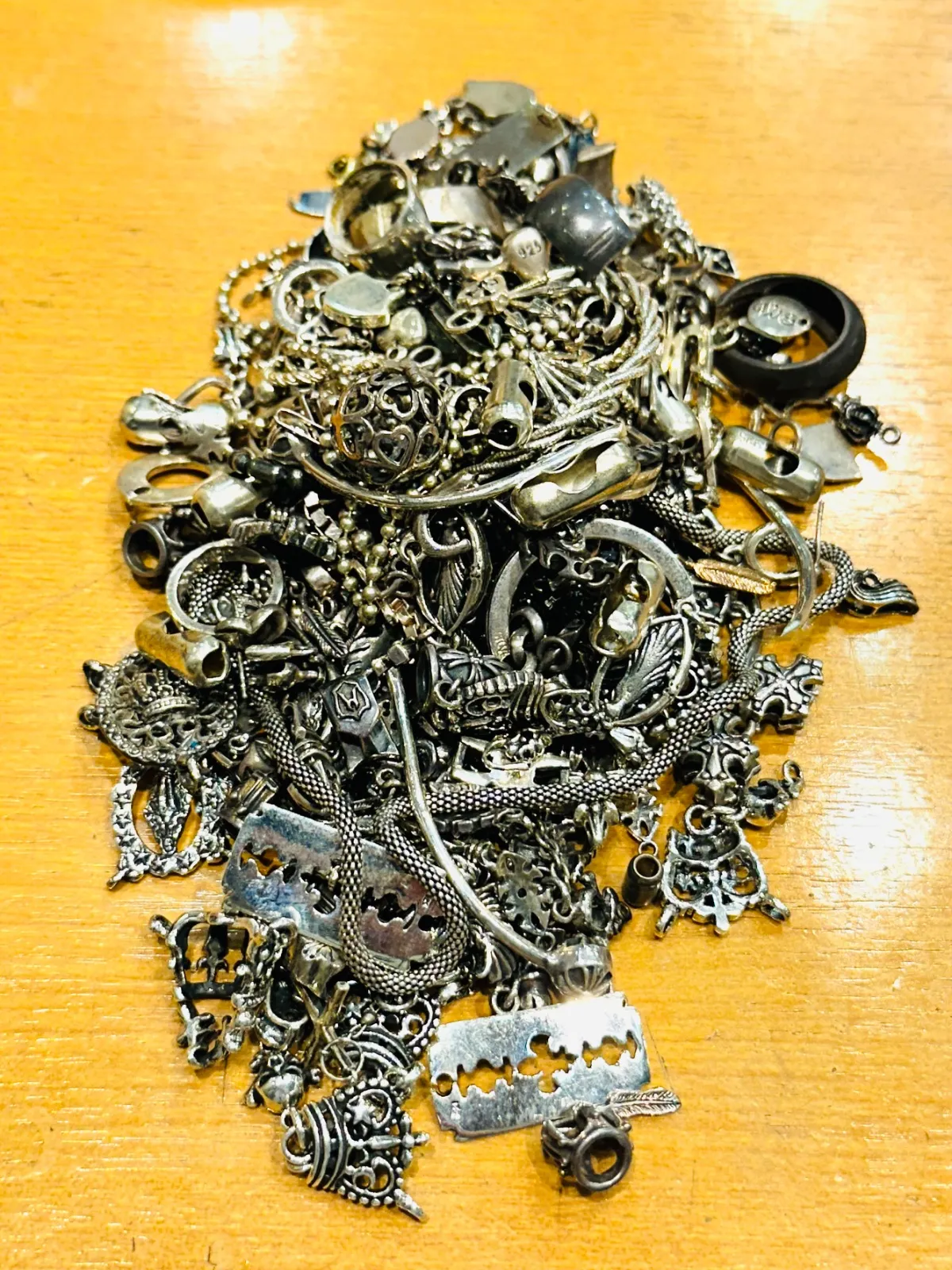 シルバー925 端材 約604g 大量まとめ売り 銀 スクラップ アクセサリー