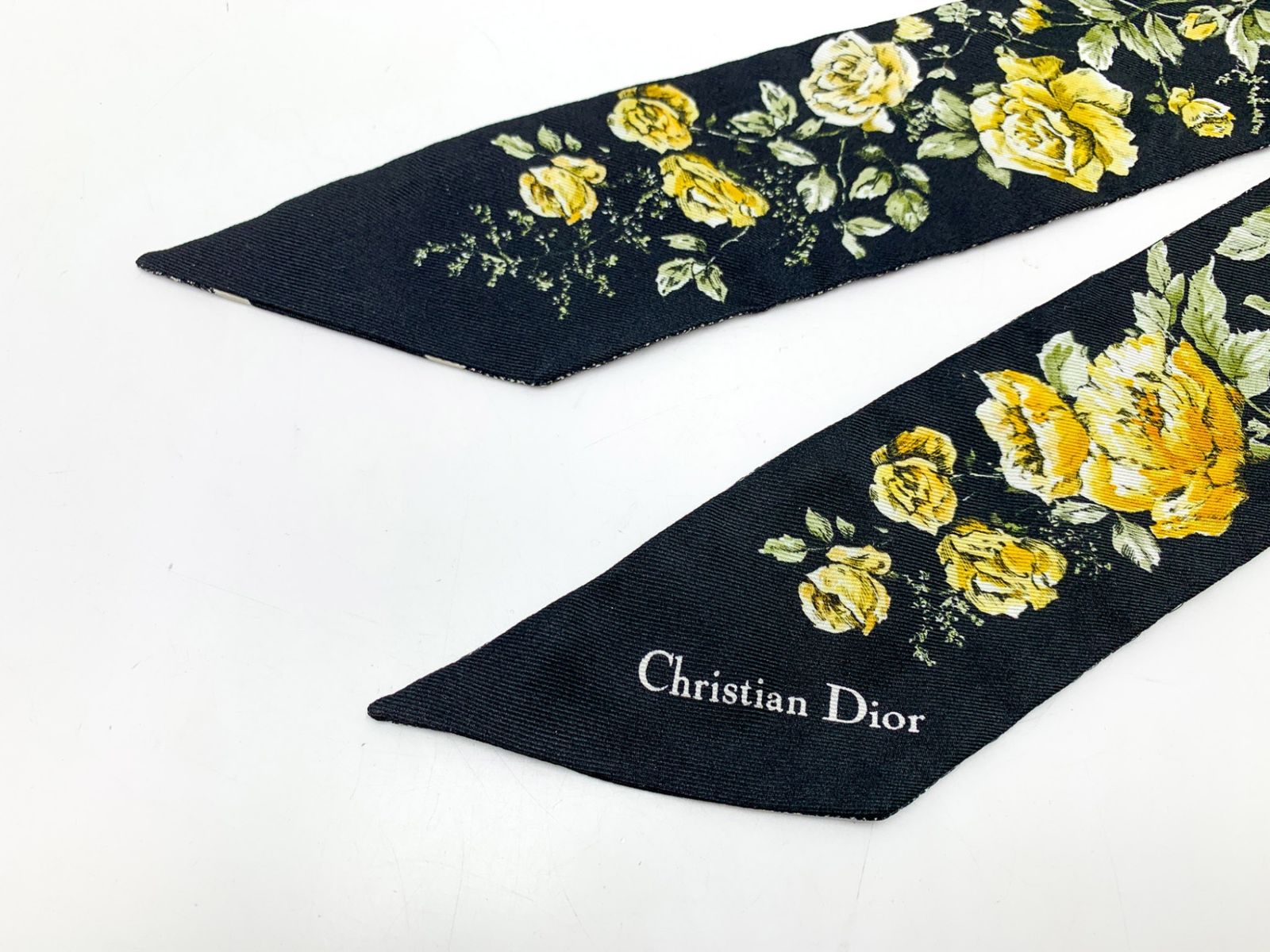 Dior ミッツァ ルモンド タロット スカーフ 黄色 イエロー ツイリー