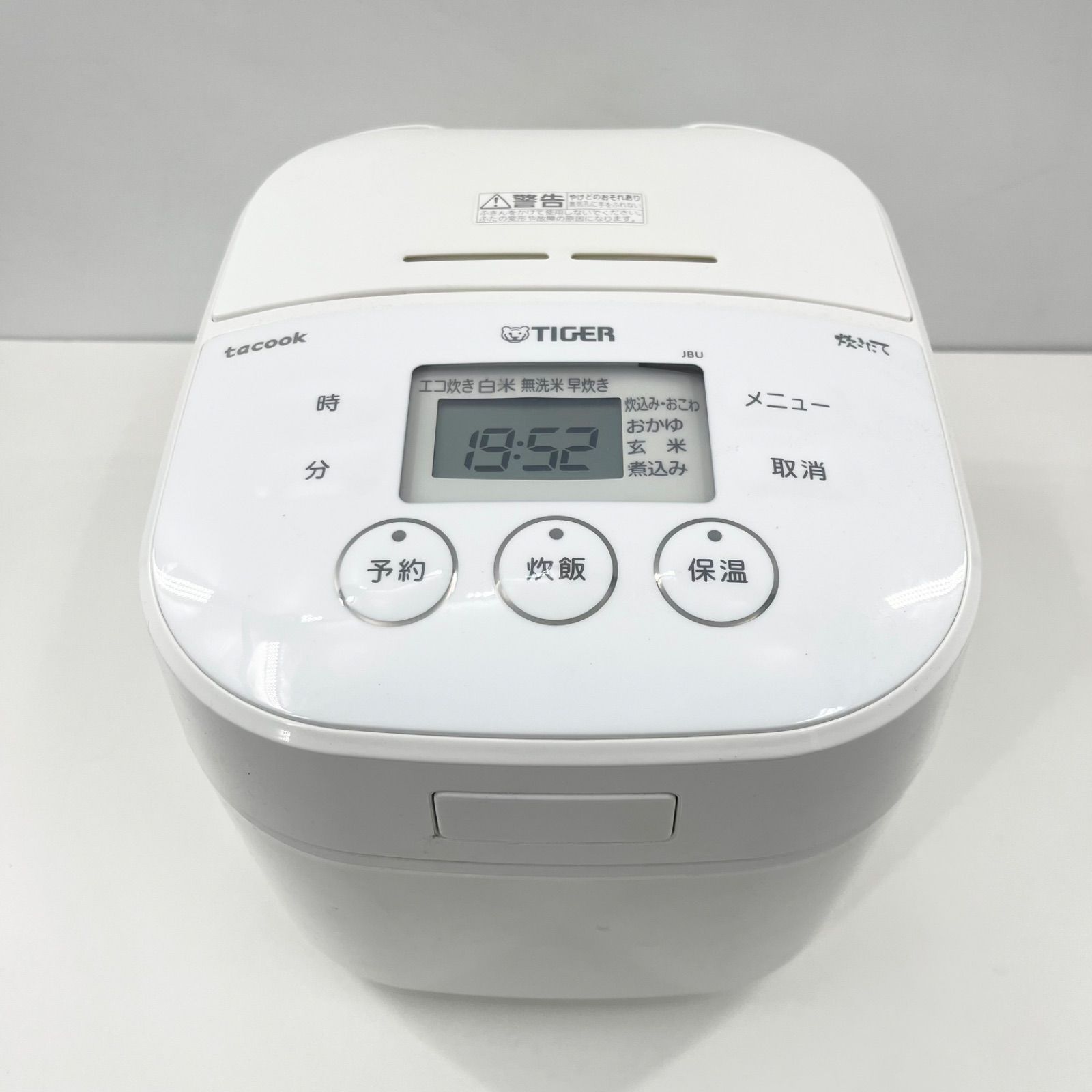 TIGER タイガー JBU-A551 tacook 炊飯器 3合炊き マイコン炊飯ジャー 