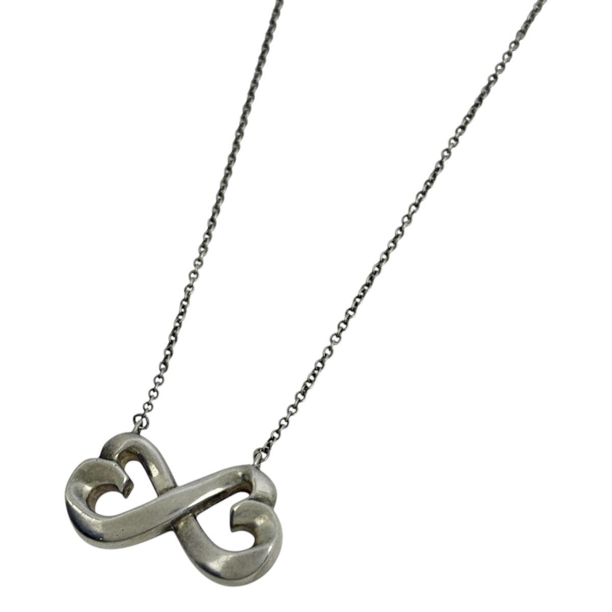 ティファニー TIFFANY&Co. ダブル ラビングハート ネックレス 