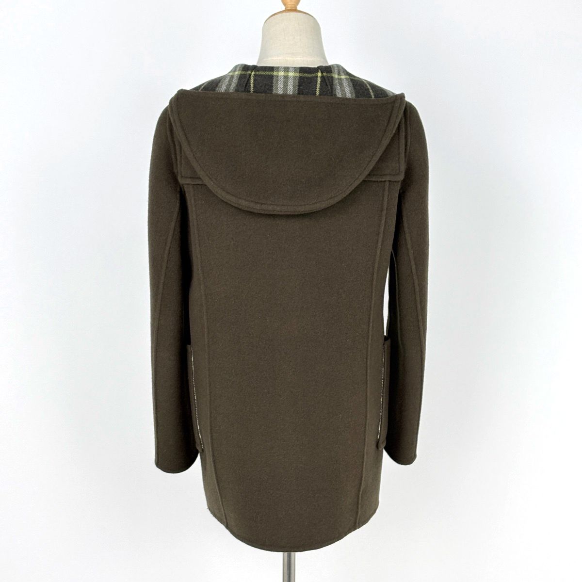 バーバリー BURBERRY ダッフルコート フーディ カーキ FN060-057-70