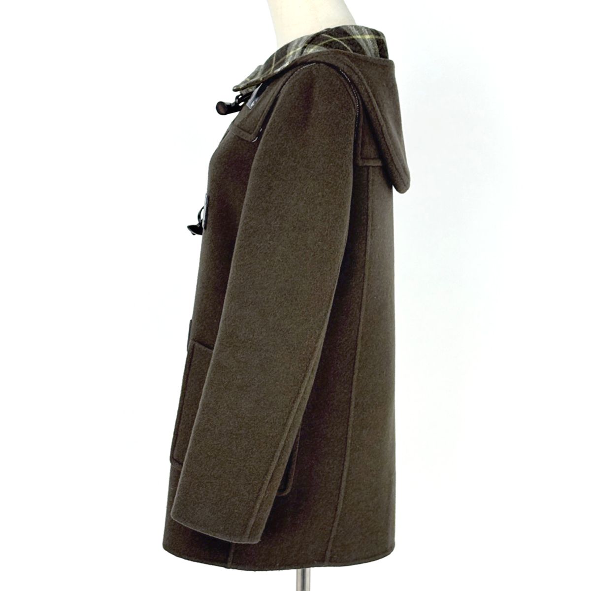 バーバリー BURBERRY ダッフルコート フーディ カーキ FN060-057-70